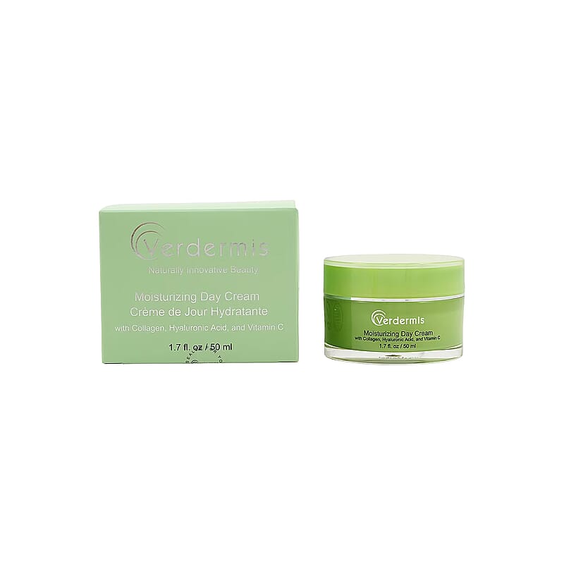 Verdermis Moisturizing Day Cream with Collagen, Hyaluronic Acid and Vitamin C (1.7oz)