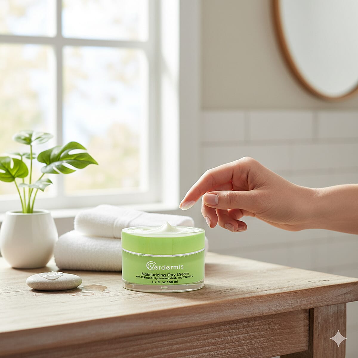 Verdermis Moisturizing Day Cream with Collagen, Hyaluronic Acid and Vitamin C (1.7oz) image number 1