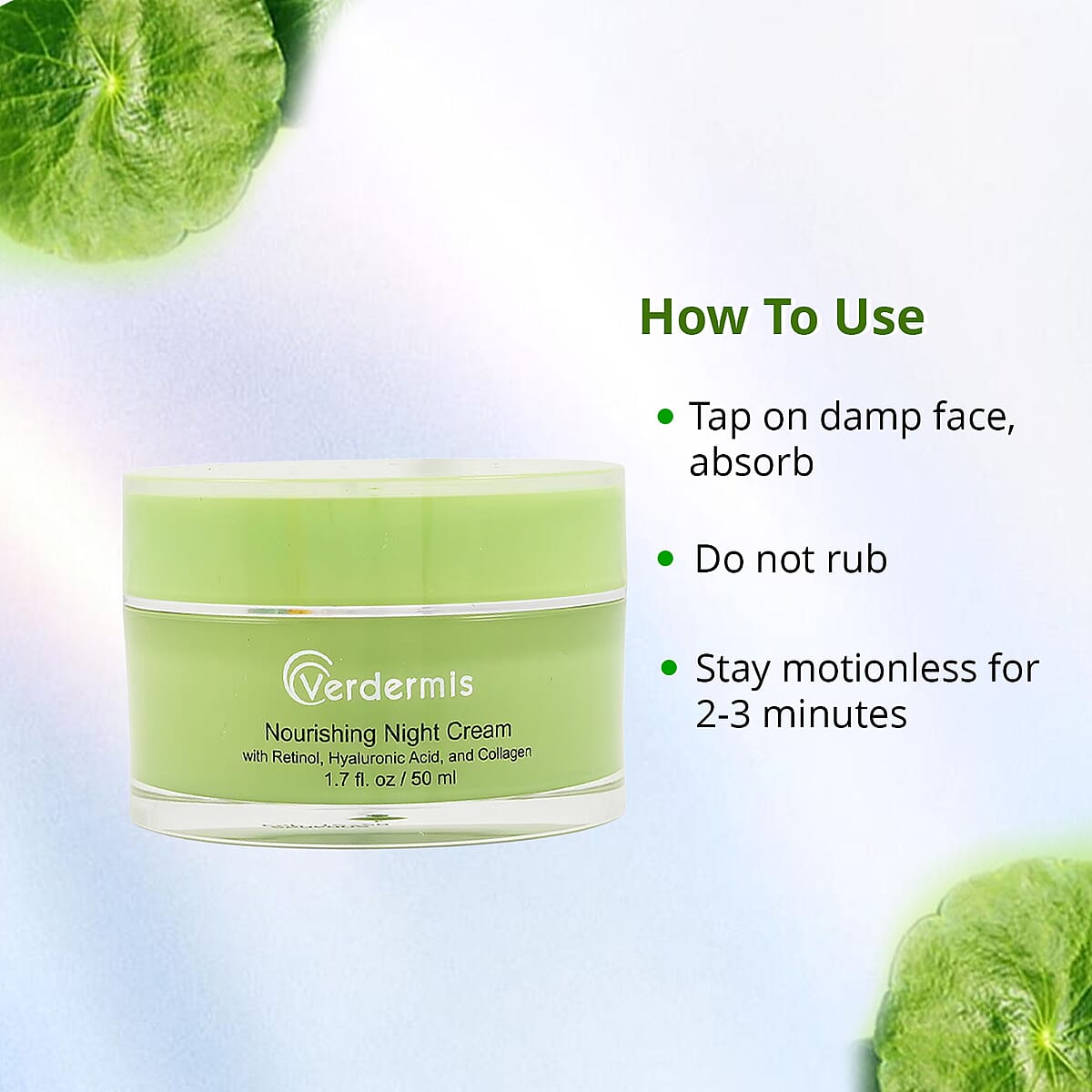 Verdermis Nourishing Night Cream with Retinol, Hyaluronic Acid, and Collagen (1.7oz) image number 3
