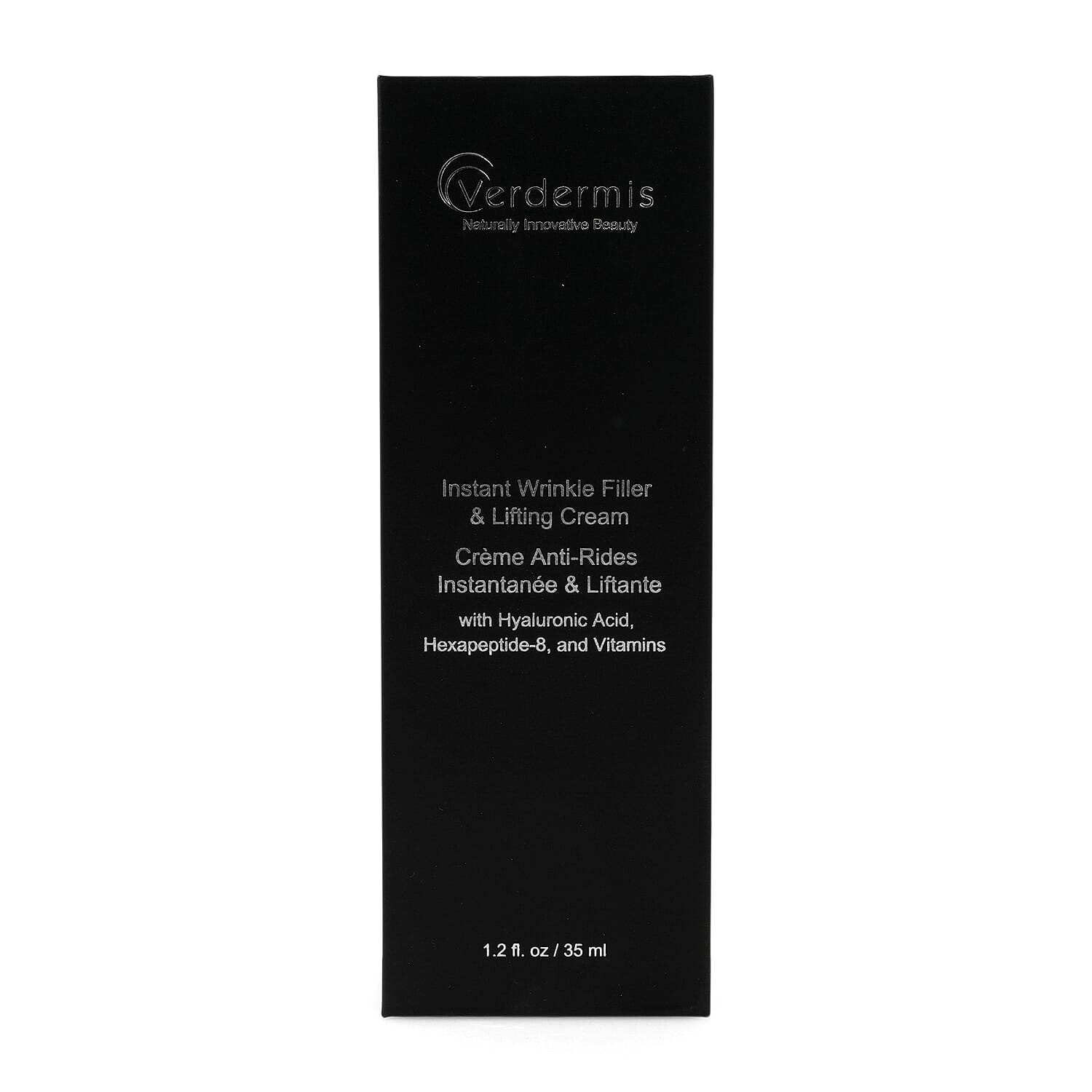 Verdermis Instant Wrinkle Filler & Lifting Cream with Hyaluronic Acid, Hexapeptide-8, and Vitamin C (1.2oz)