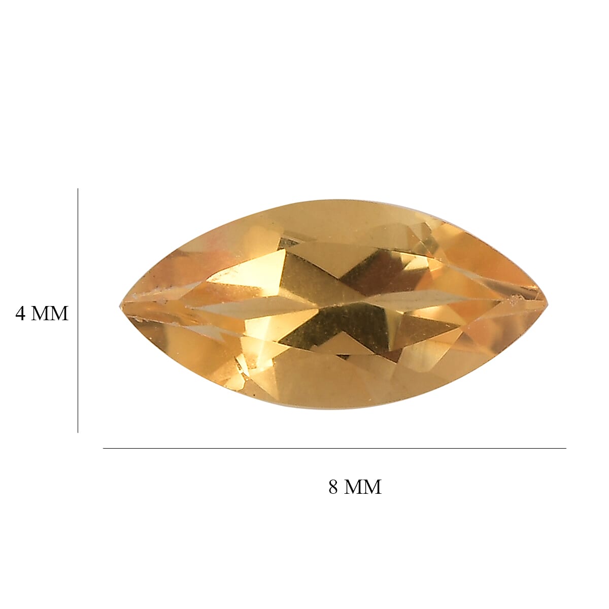 Set of 3 Brazilian Citrine (Mrq 8x4 mm) 1.28 ctw image number 3
