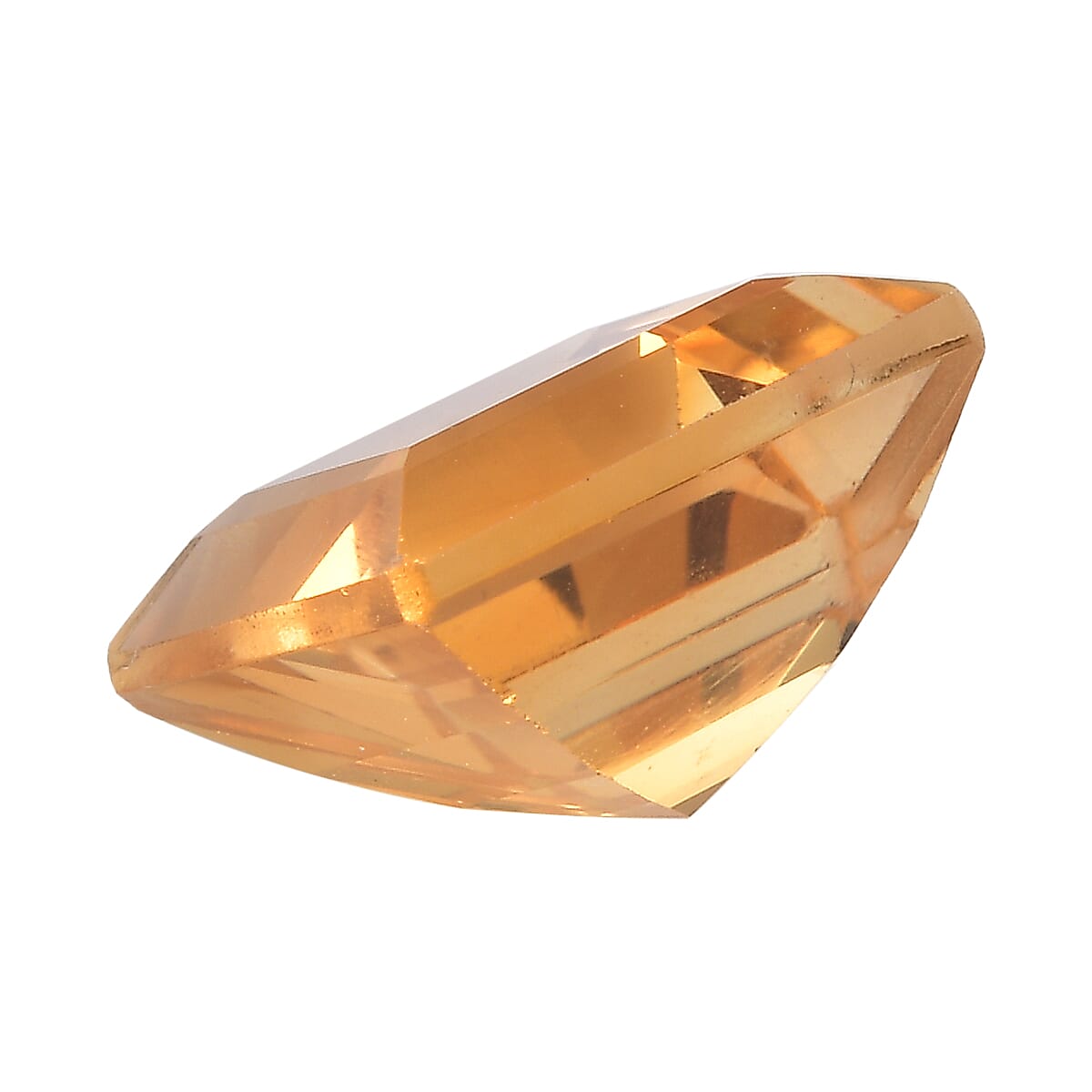 AA Brazilian Citrine (Sqr 11.5 mm) 5.90 ctw image number 1