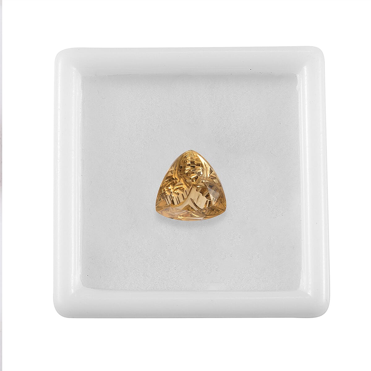 AA Brazilian Citrine (Trl 10 mm) 3.41 ctw image number 2