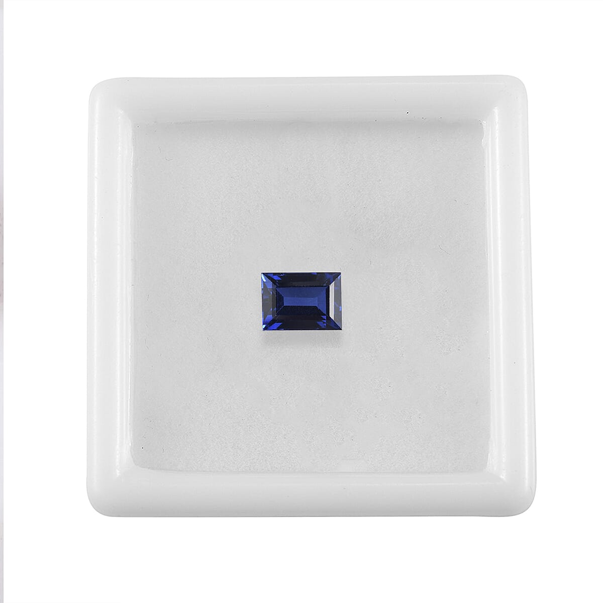 Lab Created Blue Sapphire (Bgt 7x5 mm) 1.45 ctw image number 2