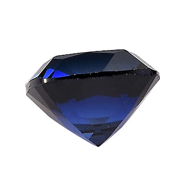 Set of 2 Lab Created Blue Sapphire (Cush 5x5 mm) 1.36 ctw