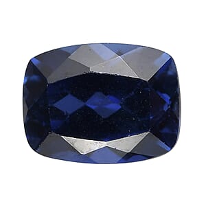 Lab Created Blue Sapphire (Cush 8x6 mm) 1.74 ctw
