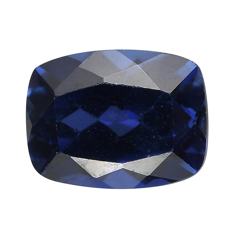 Lab Created Blue Sapphire (Cush 8x6 mm) 1.74 ctw