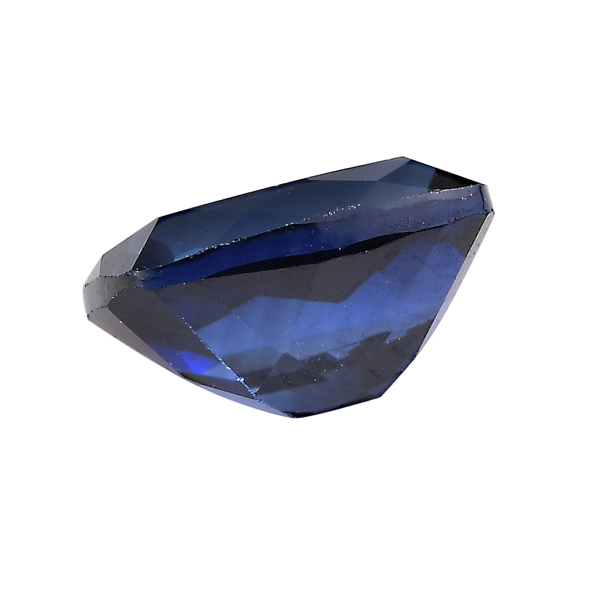 Lab Created Blue Sapphire (Cush 8x6 mm) 1.74 ctw image number 1