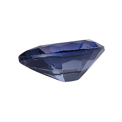 Set of 2 Lab Created Blue Sapphire (Pear 7x5 mm) 1.61 ctw