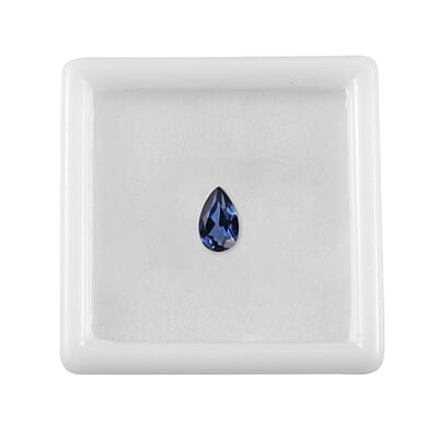 Lab Created Blue Sapphire (Pear 8x5 mm) 1.02 ctw
