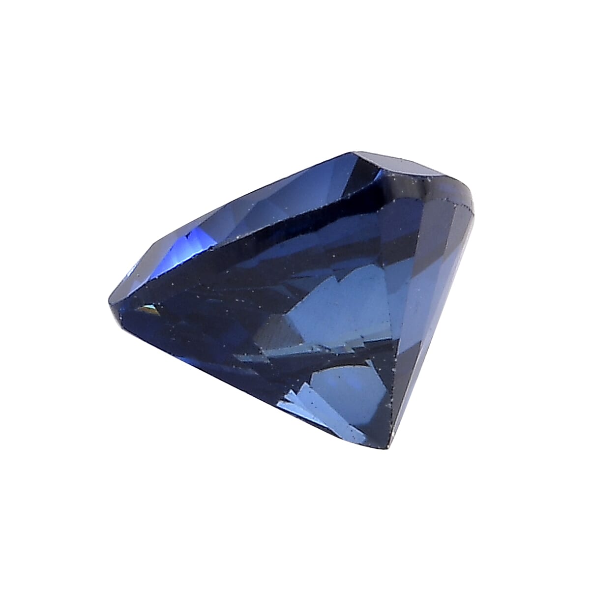 Set of 2 Lab Created Blue Sapphire (Trl 6 mm) 1.83 ctw image number 1