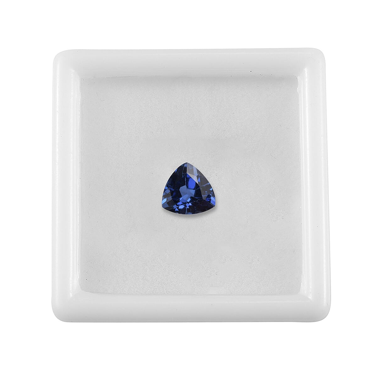 Lab Created Blue Sapphire (Trl 7 mm) 1.32 ctw image number 2