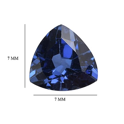 Lab Created Blue Sapphire (Trl 7 mm) 1.32 ctw