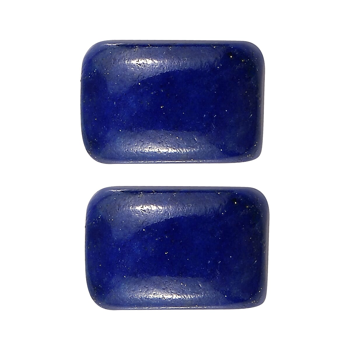 Set of 2 Lapis Lazuli (Cush 6x4 mm) 1.18 ctw image number 0