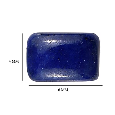 Set of 2 Lapis Lazuli (Cush 6x4 mm) 1.18 ctw