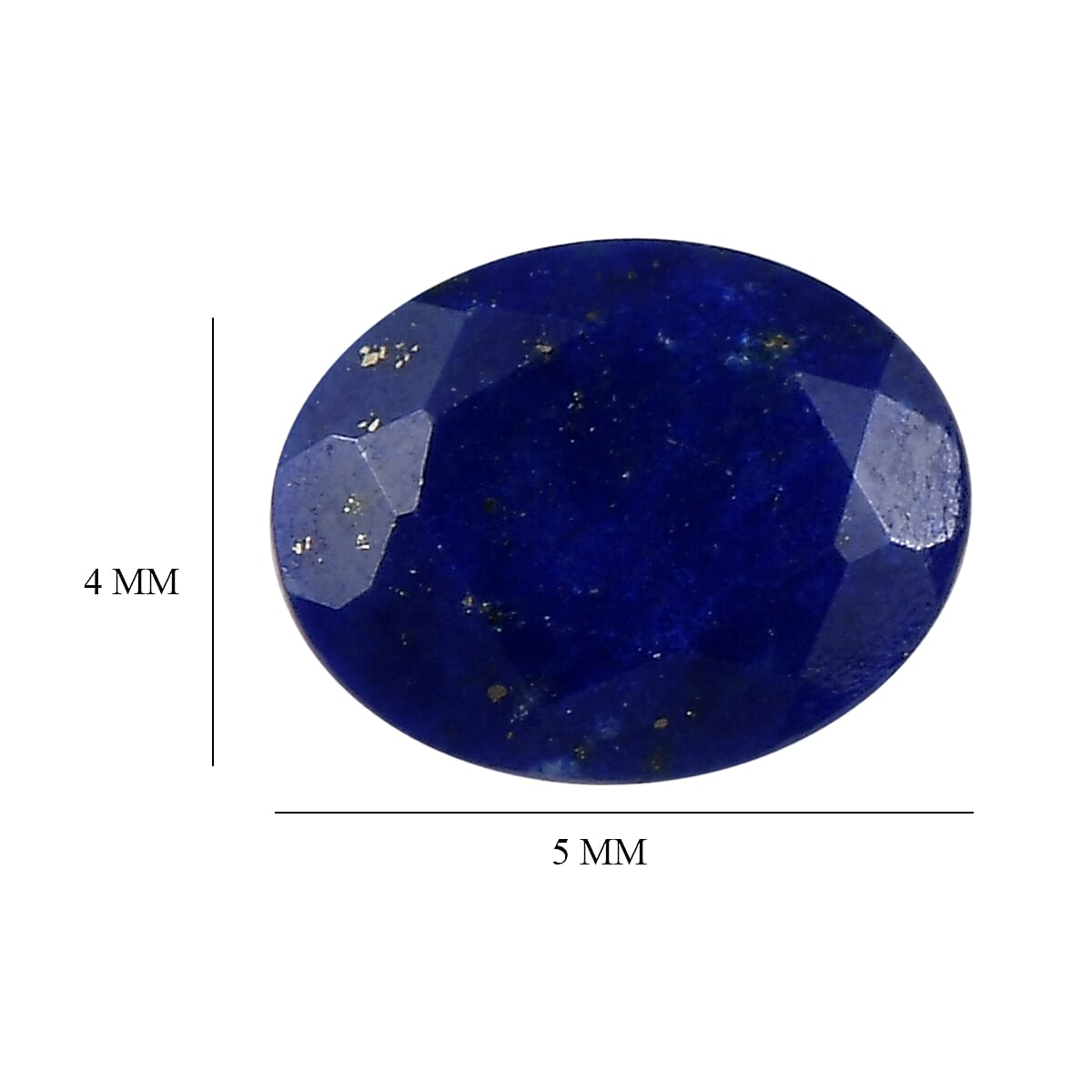 Set of 2 Lapis Lazuli (Oval 5x4 mm) 0.59 ctw image number 3