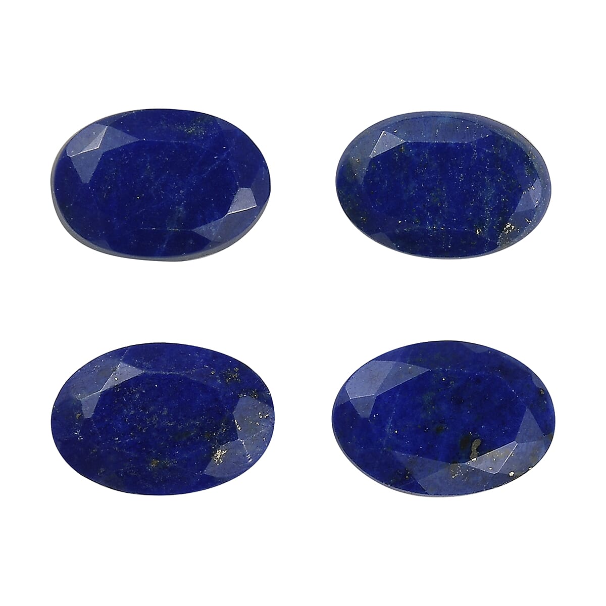 Set of 4 Lapis Lazuli (Oval 6x4 mm) 1.31 ctw image number 0