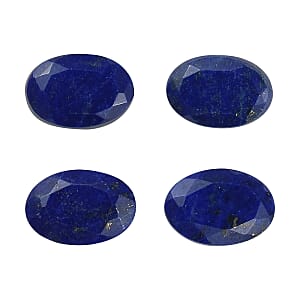 Set of 4 Lapis Lazuli (Oval 6x4 mm) 1.31 ctw