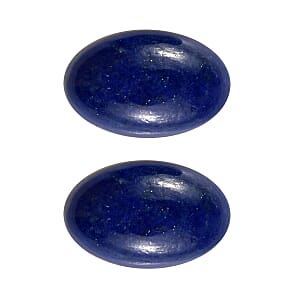 Set of 2 Lapis Lazuli (Oval 8x5 mm) 2.21 ctw
