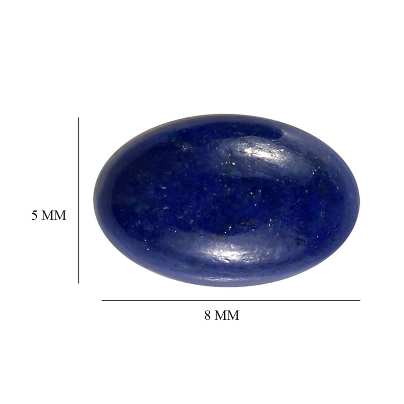 Set of 2 Lapis Lazuli (Oval 8x5 mm) 2.21 ctw