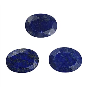 Set of 3 Lapis Lazuli (Oval 8x6 mm) 2.71 ctw