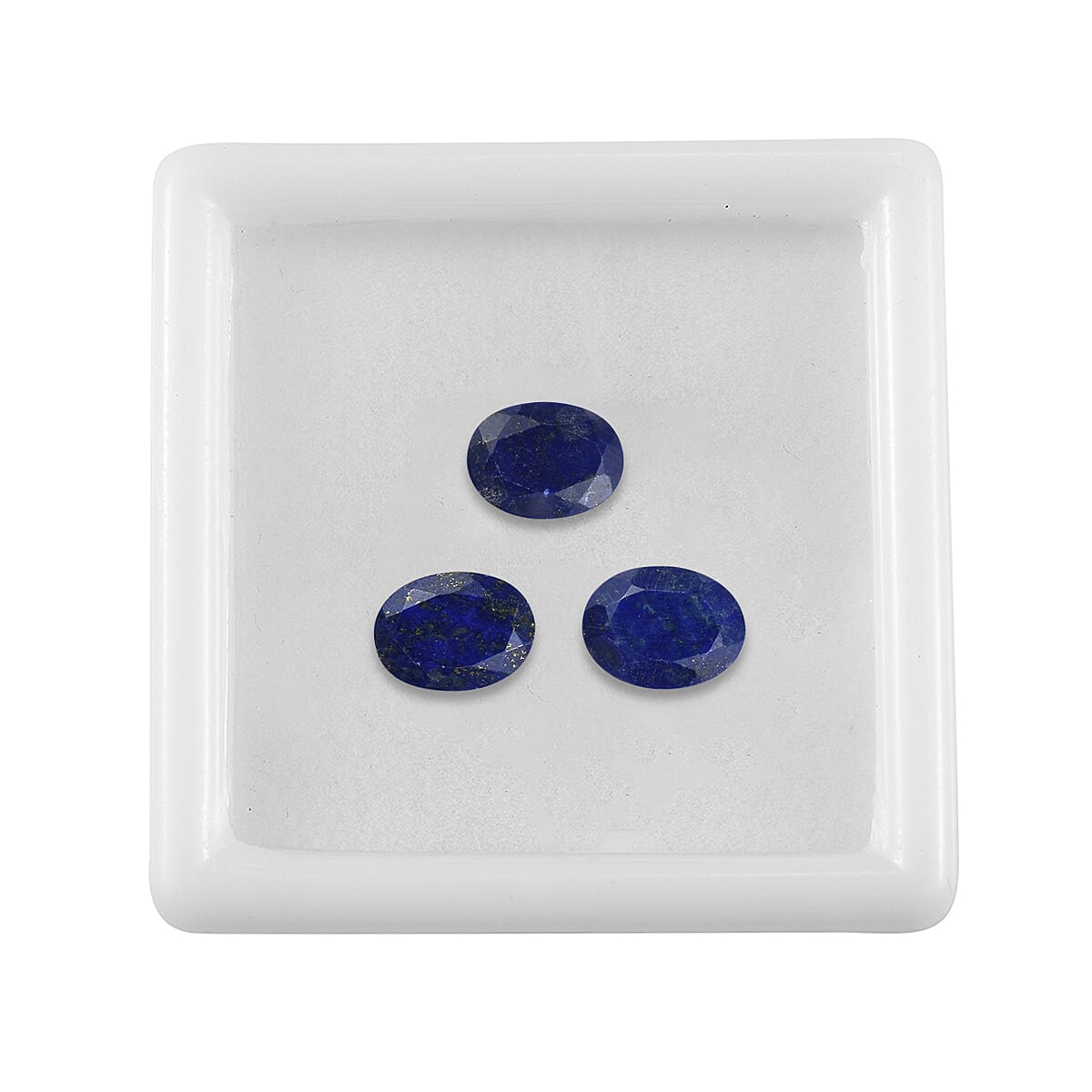 Set of 3 Lapis Lazuli (Oval 8x6 mm) 2.71 ctw image number 2