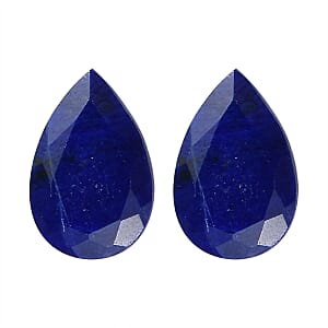 Set of 2 Lapis Lazuli (Pear 6x4 mm) 0.52 ctw