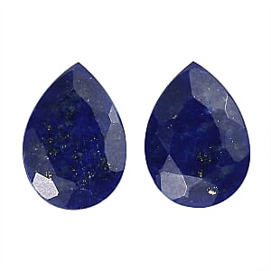 Set of 2 Lapis Lazuli (Pear 7x5 mm) 1.49 ctw