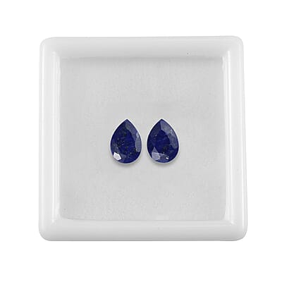 Set of 2 Lapis Lazuli (Pear 7x5 mm) 1.49 ctw