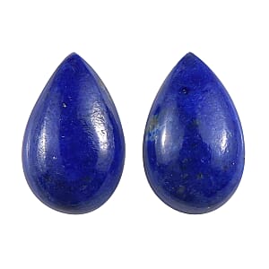 Set of 2 Lapis Lazuli (Pear 8x5 mm) 1.47 ctw