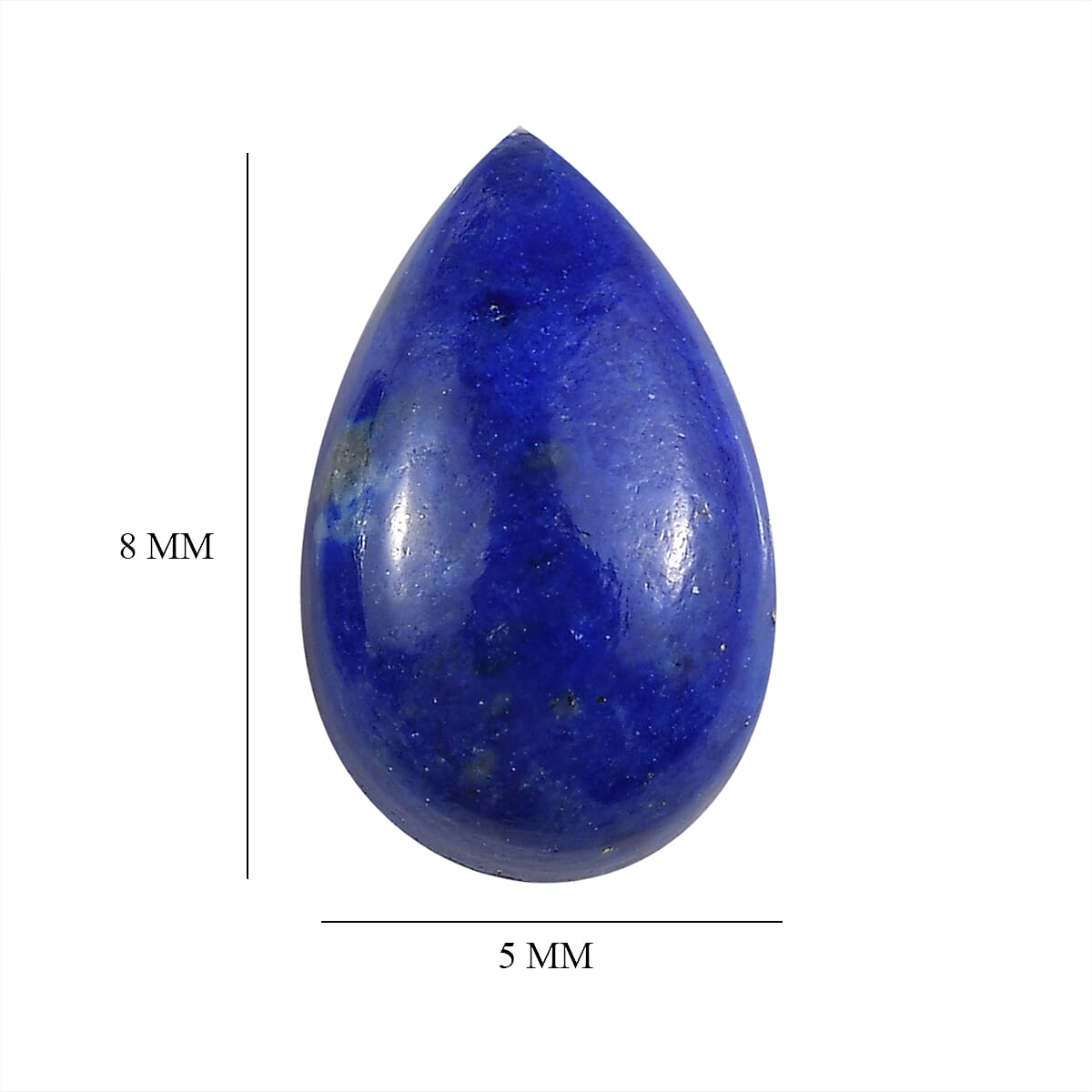 Set of 2 Lapis Lazuli (Pear 8x5 mm) 1.47 ctw