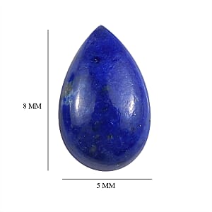 Set of 2 Lapis Lazuli (Pear 8x5 mm) 1.47 ctw