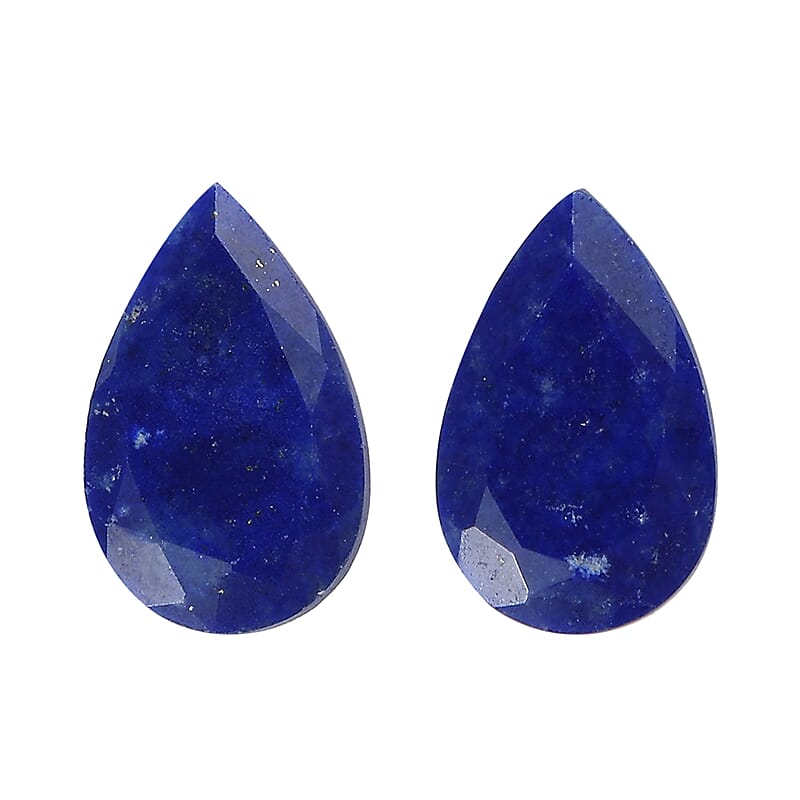 Set of 2 Lapis Lazuli (Pear 8x5 mm) 1.44 ctw