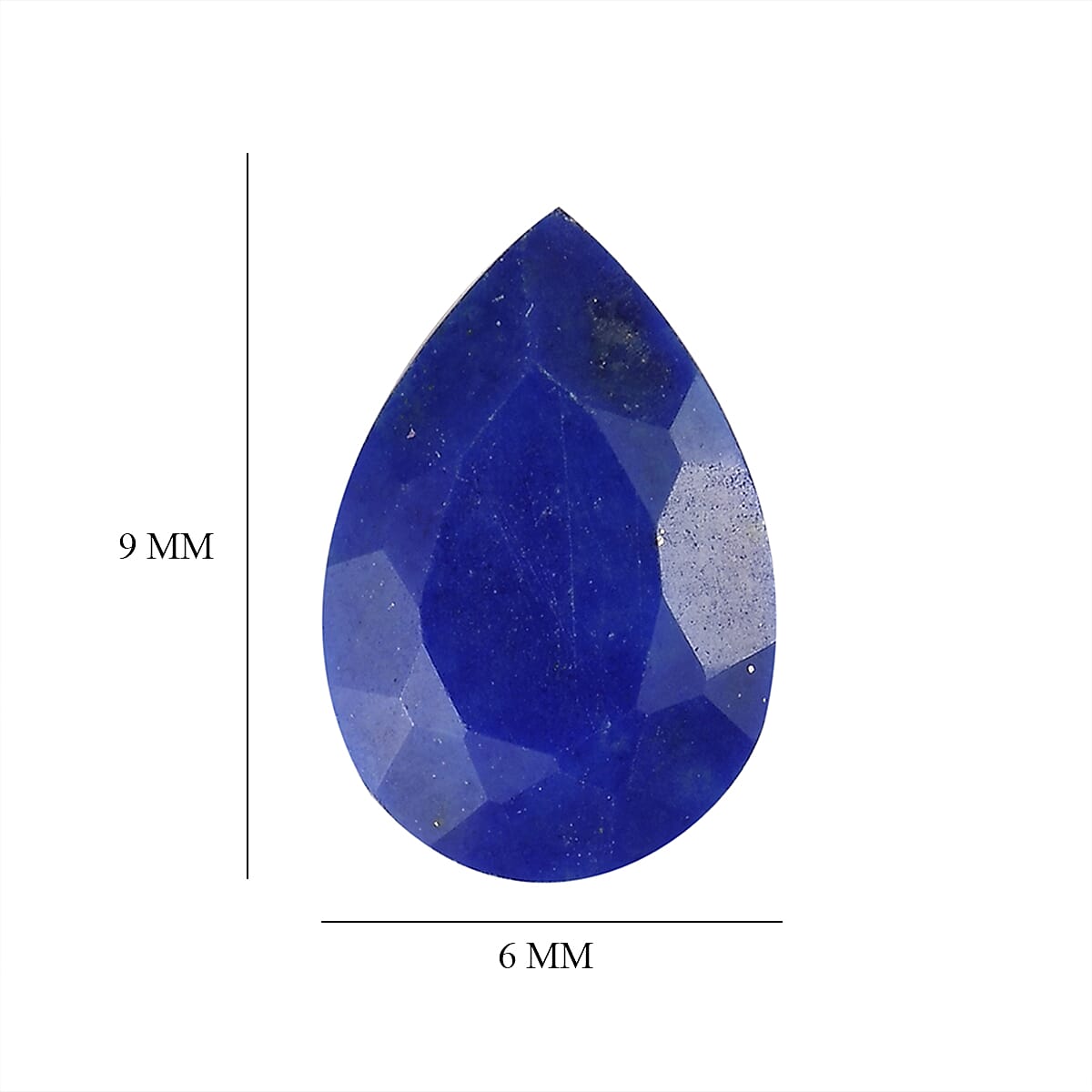 Set of 2 Lapis Lazuli (Pear 9x6 mm) 2.19 ctw