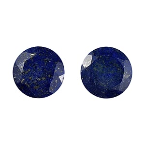 Set of 2 Lapis Lazuli (Round 12 mm) 9.74 ctw