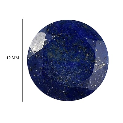 Set of 2 Lapis Lazuli (Round 12 mm) 9.74 ctw