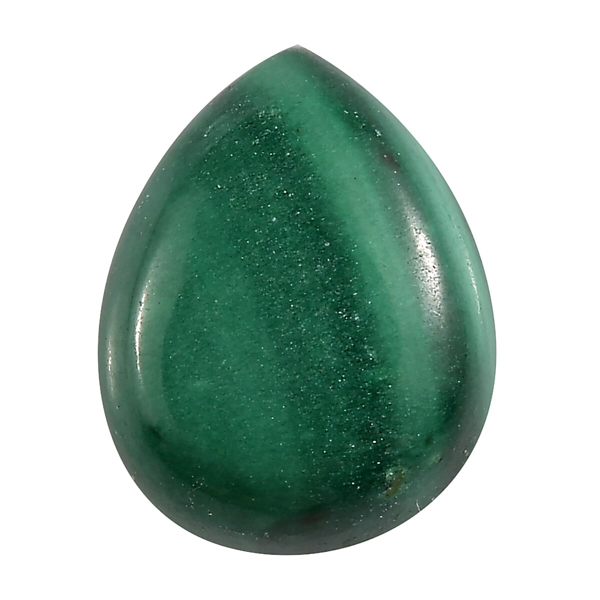 African Malachite (Pear 8x6 mm) 1.10 ctw image number 0