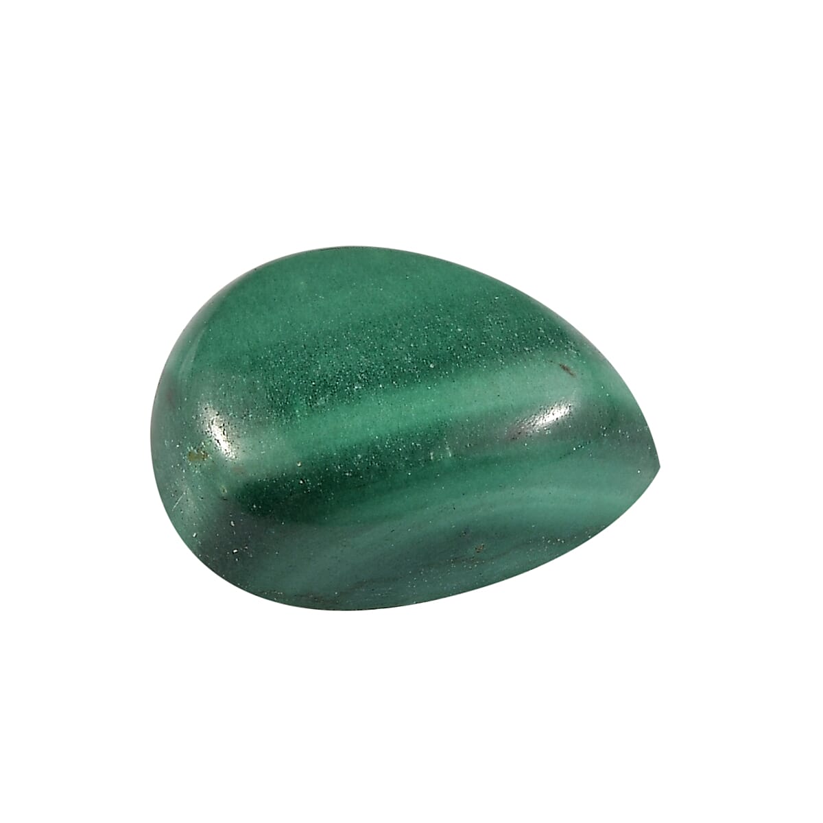African Malachite (Pear 8x6 mm) 1.10 ctw image number 1