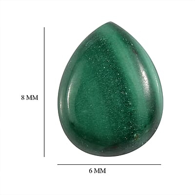 African Malachite (Pear 8x6 mm) 1.10 ctw