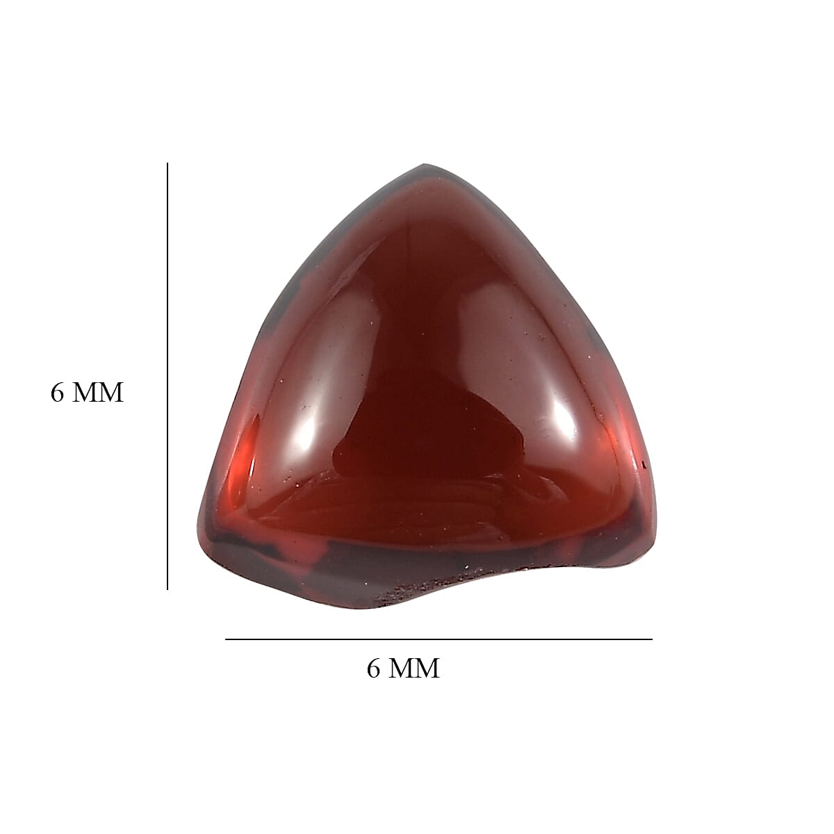 Set of 2 AA Mozambique Garnet (Fancy 6x6 mm) 1.87 ctw image number 3