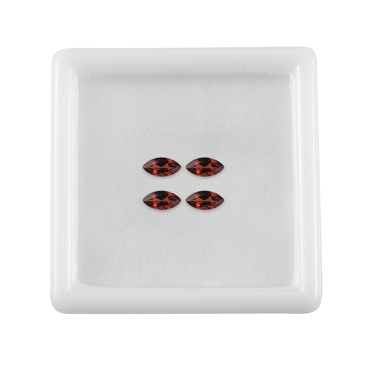 Set of 4 Mozambique Garnet (Mrq 6x3 mm) 1.16 ctw image number 2