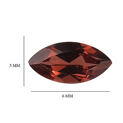 Set of 4 Mozambique Garnet (Mrq 6x3 mm) 1.16 ctw