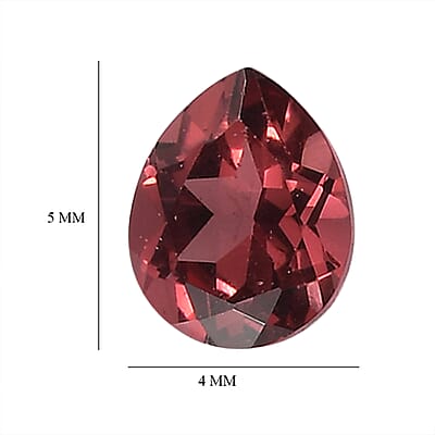 Set of 6 AA Mozambique Garnet (Pear 5x4 mm) 2.33 ctw