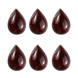 Set of 6 AA Mozambique Garnet (Pear 7x5 mm) 4.47 ctw