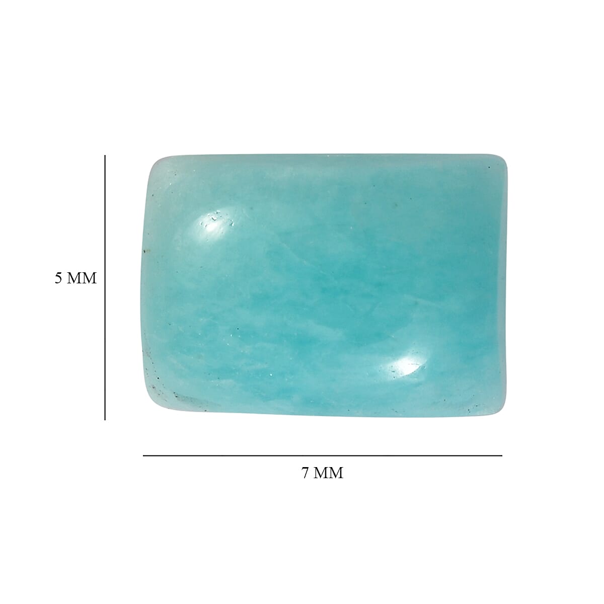 Amazonite (Bgt 7x5 mm) 0.85 ctw image number 3