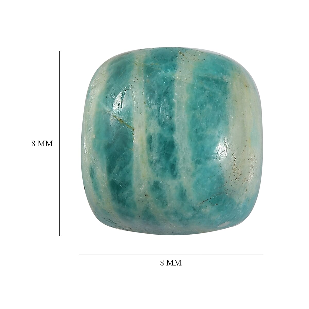 Amazonite (Cush 8x8 mm) 2.02 ctw image number 3
