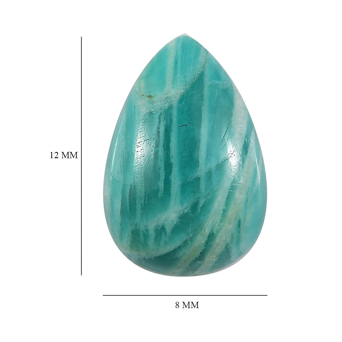 Amazonite (Pear 12x8 mm) 2.70 ctw image number 3