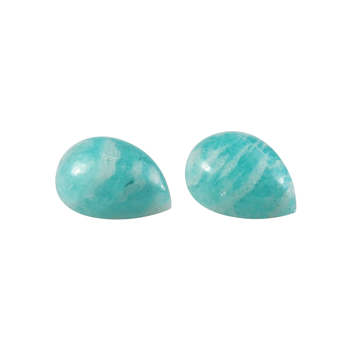 Amazonite Set of 2 (Pear 7x5 mm) 1.45 ctw image number 1