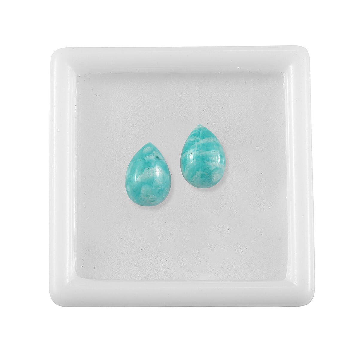 Amazonite Set of 2 (Pear 7x5 mm) 1.45 ctw image number 2