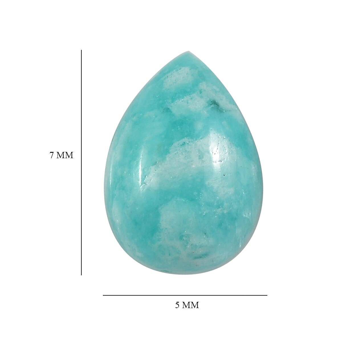 Amazonite Set of 2 (Pear 7x5 mm) 1.45 ctw image number 3